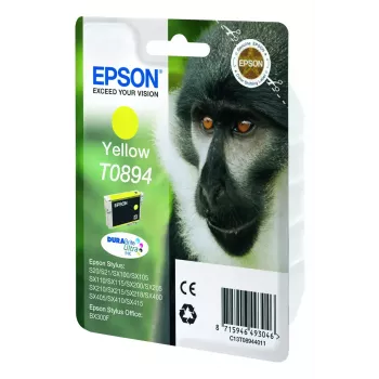 Epson DURABrite Ultra dzeltenā tintes kasetne T0894 (C13T08944011)