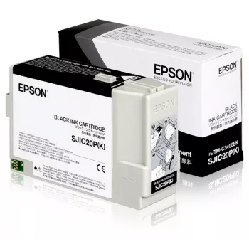 Epson SJIC20P(K) - Tintes kasetne TM-C3400BK (Melna)