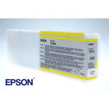 Epson T5914 oriģinālā dzeltenā tinte 700 ml vienpakas kārtridžs