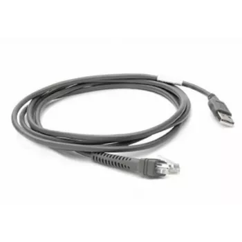 Zebra CBA-U21-S07ZBR seriālais kabelis Melns 2.1 m USB EAS