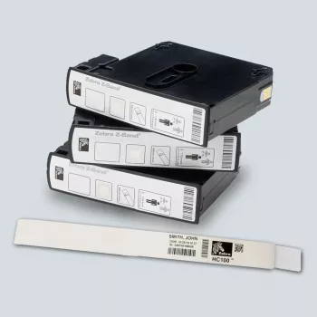 Zebra Z-Band Direct White pacientu identifikācijas aproces (baltas, 200 gab./iep.)