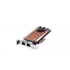 QNAP QM2-2P2G2T PCIe paplašināšanas karte, M.2 NVMe SSD + 2,5GbE