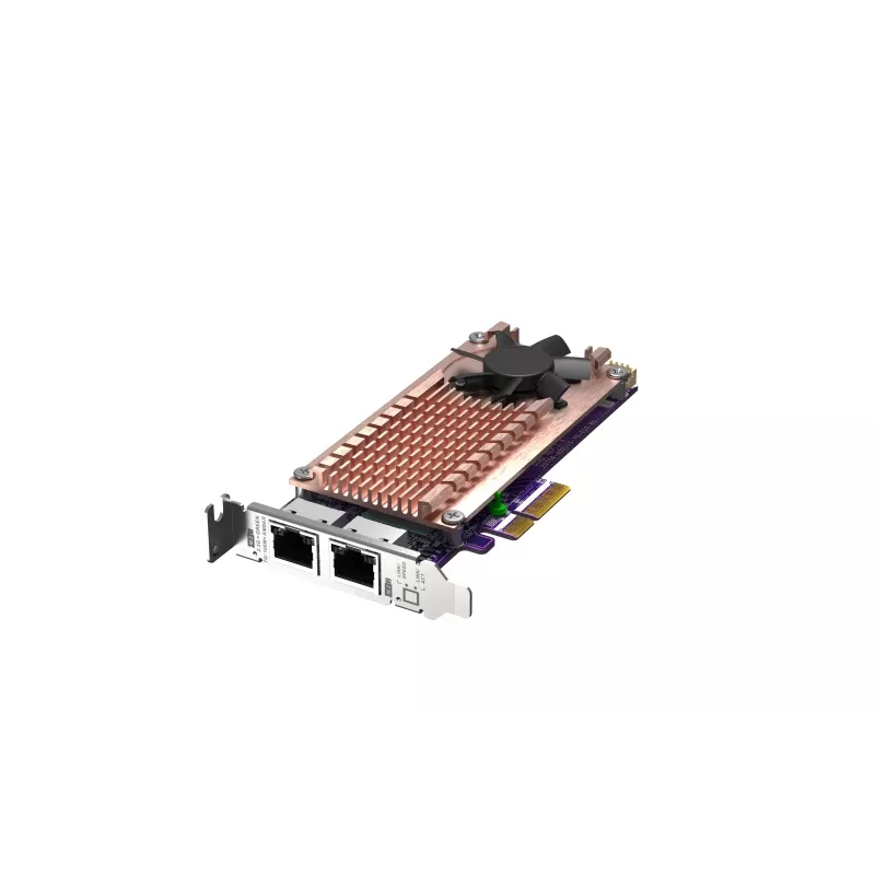 QNAP QM2-2P2G2T PCIe paplašināšanas karte, M.2 NVMe SSD + 2,5GbE