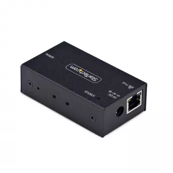 StarTech.com 1-Porta Seriālais uz Ethernet Adapteris, 802.3af PoE IP Seriālās Ierīces Serveris Attālinātām RS232 Ierīcēm, Sienas/DIN Sliežu Montējams, RJ45 LAN uz DB9 Seriālais Pārveidotājs, TAA