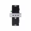 StarTech.com 4-Portu seriālais uz Ethernet adapteris, IP seriālās ierīces serveris attālinātām RS232 ierīcēm, sienas/DIN sliedes montāžai, metāla korpuss, RJ45 LAN uz DB9 seriālo pārveidotāju