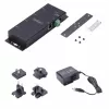StarTech.com 4-Portu seriālais uz Ethernet adapteris, IP seriālās ierīces serveris attālinātām RS232 ierīcēm, sienas/DIN sliedes montāžai, metāla korpuss, RJ45 LAN uz DB9 seriālo pārveidotāju