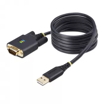 StarTech.com USB uz RS232 adaptera kabelis, 2m, USB-A uz DB9, FTDI, COM saglabāšana, ESD aizsardzība