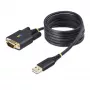 StarTech.com USB uz RS232 adaptera kabelis, 2m, USB-A uz DB9, FTDI, COM saglabāšana, ESD aizsardzība