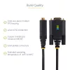 StarTech.com USB uz RS232 adaptera kabelis, 2m, USB-A uz DB9, FTDI, COM saglabāšana, ESD aizsardzība