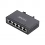 StarTech.com I51G-ETHERNET-SWITCH 5 portu nepārvaldāms rūpniecisks Gigabit Ethernet slēdzis, 10/100/1000, DIN sliedei vai sienai, IP30, -40…75 °C (-40–167 °F), DC, TAA
