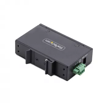 StarTech.com 5-Portu Nevaldāms Rūpnieciskais Tīkla Slēdzis, 100/1000 Ethernet, DIN Sliedes/Sienas Montāža, IP30 Gigabitu Slēdzis, -40°C līdz 75°C, 9~60V DC, TAA Atbilstošs