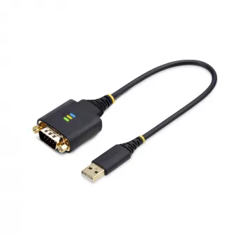 StarTech.com USB uz seriālo adaptera kabelis, 30 cm, USB-A uz DB9 RS232, FTDI, ESD aizsardzība