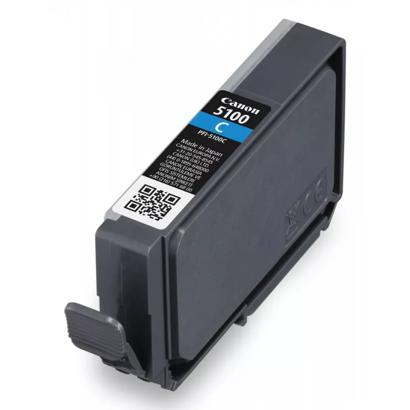 Canon PFI-5100 C oriģinālā ciāna tintes kasetne, 1 gab.