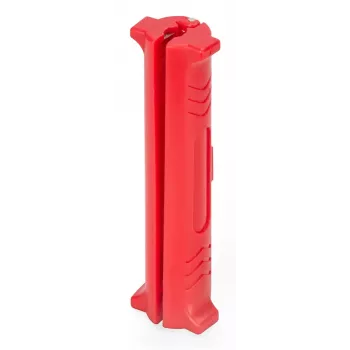 DIGITUS DN-94001-1353 kabeļu noņēmējs datu kabeļiem — noņemšanas diapazons 5–15 mm, max kabeļa diametrs 15 mm, sarkans