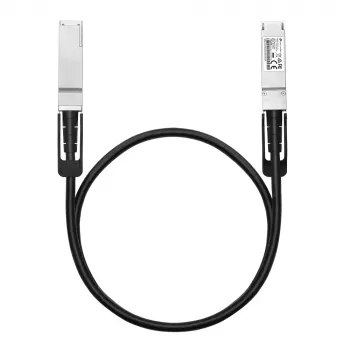 TP-Link Omada SM9220-1M pasīvais Twinax kabelis, QSFP28, 1 m, melns