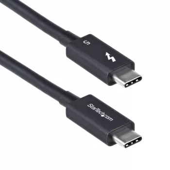 StarTech.com 1,5 pēdu (50 cm) Thunderbolt 5 kabelis, 80 Gb/s/līdz 120 Gb/s, 240 W PD, 8K 60 Hz, sertificēts Thunderbolt kabelis – saderīgs ar Thunderbolt 4/USB4/USB-C