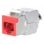 Tīkla kabelis Intellinet 791311 Keystone modulis plakans sarkans RJ-45