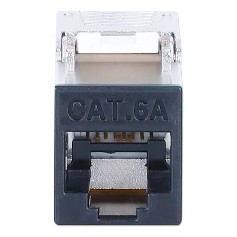 Intellinet 791298 Cat6a 10G ekranēts keystone modulis, melns