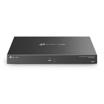 Tīkla video reģistrators TP-Link VIGI NVR4016H, 16 kanāli, 4K, melns