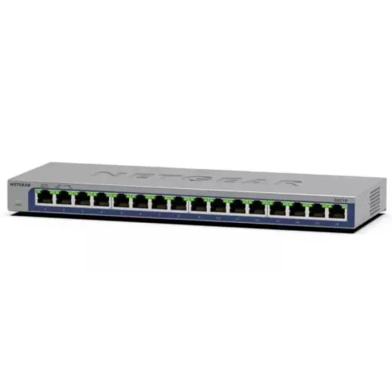 NETGEAR GS116 16 portu Gigabit Ethernet neuzraudzīts tīkla slēdzis
