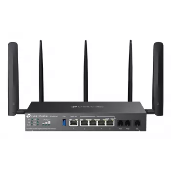 TP-Link Omada DR3650V-4G bezvadu maršrutētājs Gigabit Ethernet Divjoslu (2.4 GHz / 5 GHz) Melns