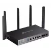 TP-Link Omada DR3650V-4G bezvadu maršrutētājs Gigabit Ethernet Divjoslu (2.4 GHz / 5 GHz) Melns