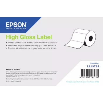 Epson etiķešu ruļlis C7500/C8000, 76 mm x 51 mm, 2310 etiķetes
