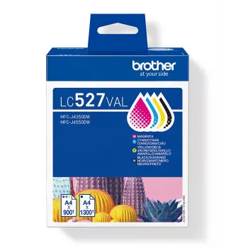 Kārtridžu komplekts Brother LC527VAL CMYK – 1×1300, 3×900 lapas