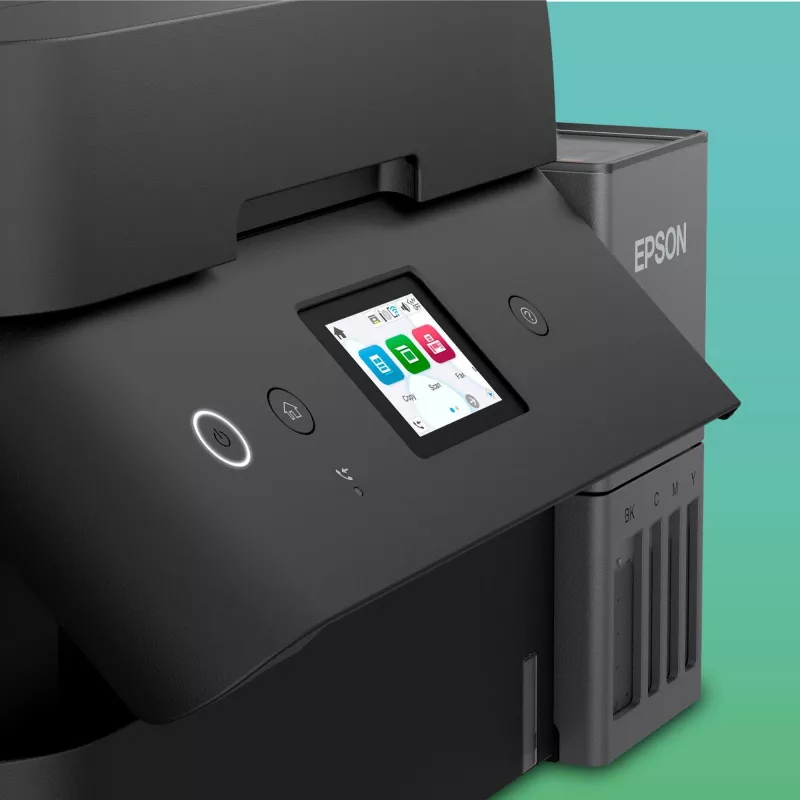 Daudzfunkciju tintes printeris Epson EcoTank ET-4950 — Krāsu, A4, 4800x1200 dpi, 35 lpp/min, Wi‑Fi, Ethernet, Duplekss, Melns