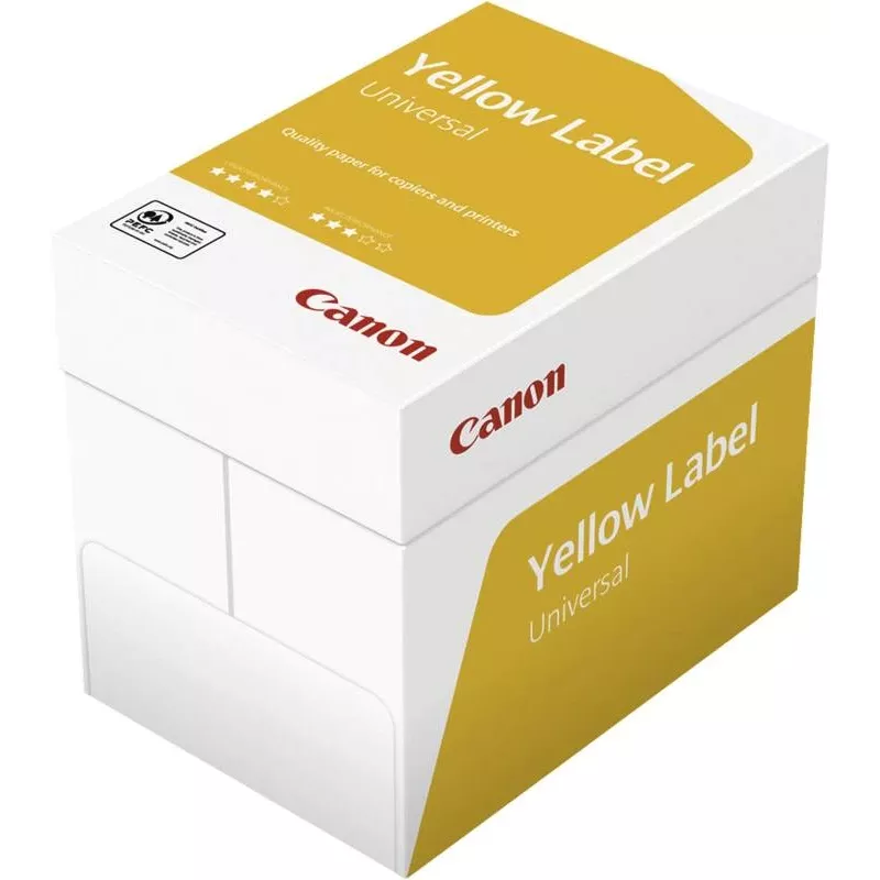 Canon Yellow Label Universal papīrs A4 (210x297 mm) 500 loksnes Balts