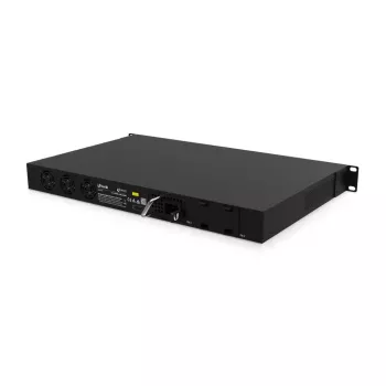 OLT Ubiquiti UF-OLT 1U pārvaldīta šķiedras OLT, 8 SFP sloti, 2 SFP+ 10G, 512MB DDR3, 880MHz CPU, statīvs 1U, melns