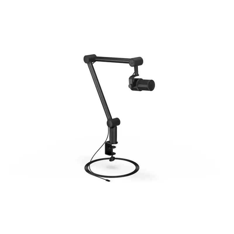 ENDORFY Solum Studio datora mikrofons — USB vadu, 24-bit/96 kHz, 20–20000 Hz, regulējams galda stiprinājums, skārienvadība, austiņu izeja, melns