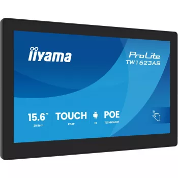 iiyama TW1623AS-B3P 15.6 inch skārienjutīgais monitors Full HD LED Touchscreen Melns