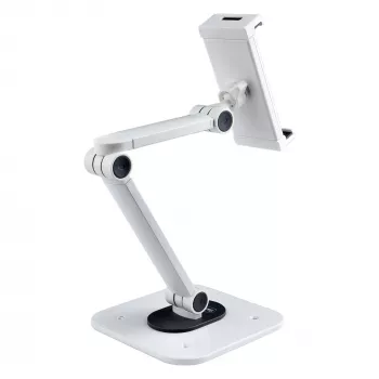StarTech.com Universāls regulējams galda planšetdatora statīvs, sienas montāžai, ietilpība 1 kg, ergonomisks šarnīrveida planšetdatora turētājs ar pagriešanu/šūpošanu/rotāciju