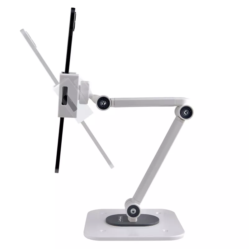 StarTech.com Universāls regulējams galda planšetdatora statīvs, sienas montāžai, ietilpība 1 kg, ergonomisks šarnīrveida planšetdatora turētājs ar pagriešanu/šūpošanu/rotāciju
