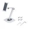 StarTech.com Universāls regulējams galda planšetdatora statīvs, sienas montāžai, ietilpība 1 kg, ergonomisks šarnīrveida planšetdatora turētājs ar pagriešanu/šūpošanu/rotāciju