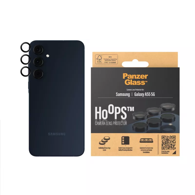 PanzerGlass Hoops Camera Lens Protector Samsung Galaxy A55 5G