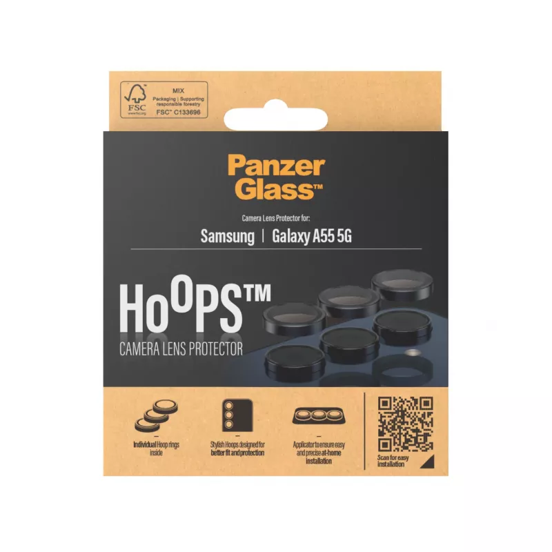 PanzerGlass Hoops Camera Lens Protector Samsung Galaxy A55 5G
