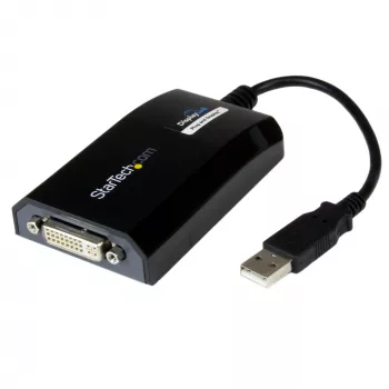 StarTech.com USB uz DVI adapteris - 1920x1200, 2.0, USB Type-A, DVI izeja