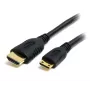 StarTech.com 2m Mini HDMI uz HDMI kabelis ar Ethernet - 4K 30Hz Ātrgaitas Mini HDMI uz HDMI adaptera kabelis - Mini HDMI Type-C ierīcei uz HDMI monitoru/displeju - Izturīgs video pārveidotāja vads