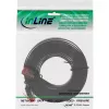 InLine Flat Ultraslim Patch Cable U/UTP Cat.6 Gigabit ready melns 1,5m