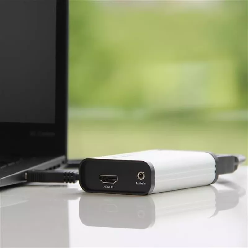 StarTech.com HDMI uz USB C video uztveršanas ierīce 1080p 60fps - UVC - ārējais USB 3.0 Type-C uztvērējs/liela straumēšana - HDMI audio/video ierakstītājs adapteris - darbojas ar USB-C/USB-A/Thunderbolt 3 - TAA