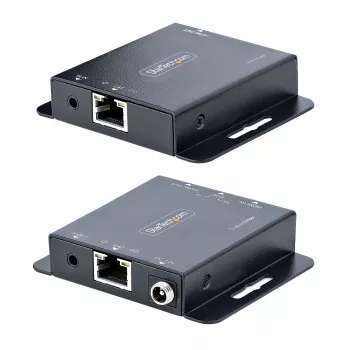 StarTech.com HDMI pagarinātājs pa CAT6/CAT5 kabeli, 4K 30Hz vai 1080p 60Hz, raidītājs un uztvērējs, IR tālvadība