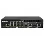 QNAP QSW-M2108R-2C pārvaldāms L2 tīkla slēdzis, 8 x 2,5GbE + 2 x 10GbE SFP+/RJ-45 kombinētie porti, pusplatuma, piemērots statnei