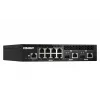 QNAP QSW-M2108R-2C pārvaldāms L2 tīkla slēdzis, 8 x 2,5GbE + 2 x 10GbE SFP+/RJ-45 kombinētie porti, pusplatuma, piemērots statnei