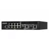 QNAP QSW-M2108R-2C pārvaldāms L2 tīkla slēdzis, 8 x 2,5GbE + 2 x 10GbE SFP+/RJ-45 kombinētie porti, pusplatuma, piemērots statnei