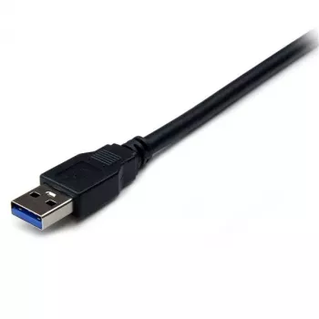 StarTech.com 2m Melns SuperSpeed USB 3.0 Pagarinātājkabelis A uz A - Tēviņš/Mātīte