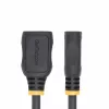 StarTech.com 18 collu (0.5m) HDMI 2.0 pagarinātājkabelis, ātrgaitas HDMI porta glābējkabelis, 4K 60Hz, HDMI vīriņš–sieviete pagarinātājspraudnis, M/F