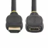 StarTech.com 18 collu (0.5m) HDMI 2.0 pagarinātājkabelis, ātrgaitas HDMI porta glābējkabelis, 4K 60Hz, HDMI vīriņš–sieviete pagarinātājspraudnis, M/F