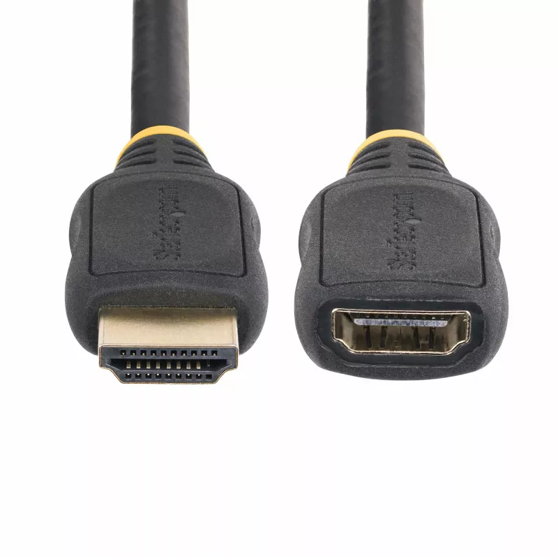 StarTech.com 3.3ft (1m) HDMI 2.0 pagarinājuma kabelis, ātrgaitas HDMI porta saudzētājs, 4K 60Hz, vīriešu/sieviešu